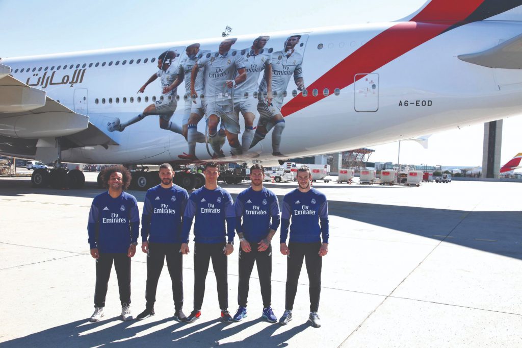 Image: Emirates unveils a new Real Madrid A380